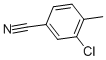Structure of 3-CHLORO-4-METHYLBENZONITRILE