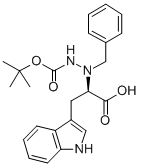 (R)-(-)-Nalpha-Benzyl-Nbeta-BOC-D-hydrazinotryptophane, Technical, 85+%结构式