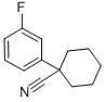 Chemical structure of 1-(3-FLUOROPHENYL)CYCLOHEXANECARBONITRILE, 98