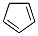 Structure of cyclopenta-1,3-diene