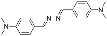 Structure of 4-(dimethylamino)benzaldehyde [[4-(dimethylamino)phenyl]methylene]hydrazone