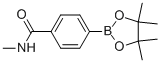 Structure of 4-N-METHYLCARBOXAMIDOPHENYLBORONIC ACID, PINACOL ESTER