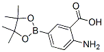 Benzoic acid, 2-amino-5-(4,4,5,5-tetramethyl-1,3,2-dioxaborolan-2-yl)结构式