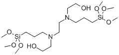 Structure of N,N-BIS(HYDROXYETHYL)-N,N-BIS(TRIMETHOXYSILYLPROPYL)ETHYLENEDIAMINE