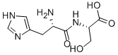 Structure of H-HIS-SER-OH