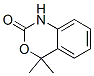 1,4-Dihydro-4,4-dimethyl-2H-3,1-benzoxazin-2-one结构式