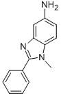Structure of 1-METHYL-2-PHENYL-1 H-BENZOIMIDAZOL-5-YLAMINE