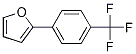 Structure of 2-[4-(trifluoromethyl)phenyl]furan