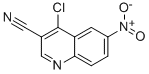 Structure of 4-CHLORO-6-NITRO-QUINOLINE-3-CARBONITRILE