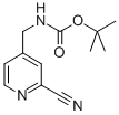 Structure of 4-[(tert-butoxycarbonylamino)methyl]-2-cyanopyridine