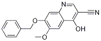 3-Quinolinecarbonitrile, 4-hydroxy-6-Methoxy-7-(phenylMethoxy)-结构式
