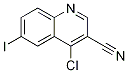 3-氰基-4-氯-6-碘喹啉结构式