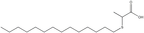 Structure of 2-(Tetradecylthio)propanoic acid