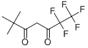Structure of 1,1,1,2,2-PENTAFLUORO-6,6-DIMETHYL-3,5-HEPTANEDIONE