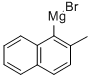 2-甲基-1-萘基溴化镁结构式