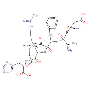 Structure of L-Histidine, L-a-aspartyl-L-alanyl-L-a-glutamyl-L-phenylalanyl-L-arginyl-