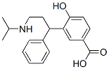 Structure of 4-Hydroxy-3-[3-[(1-methylethyl)amino]-1-phenylpropyl]-benzoic Acid