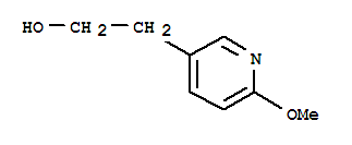Structure of 3-Pyridineethanol,6-methoxy-