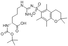 BOC-D-ARGININE(PMC)-OH结构式