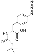 Structure of (R)-N-T-BUTOXYCARBONYL-2-AMINO-3-P-AZIDOPHENYLPROPANOIC ACID