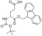 Structure of BOC-D-GLUTAMIC ACID 1-FLUORENYLMETHYL ESTER