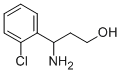 3-氨基-3-(2-氯苯基)-1-丙醇结构式