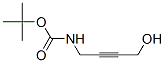 Structure of Carbamic acid,N-(4-hydroxy-2-butyn-1-yl)-, 1,1-dimethylethyl ester