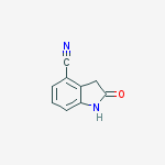 Structure of 1h-indole-4-carbonitrile, 2,3-dihydro-2-oxo-