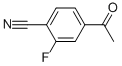 Structure of Benzonitrile,4-acetyl-2-fluoro-