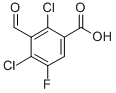 Structure of 2,4-DICHLORO-5-FLUORO-3-FORMYL-BENZOIC ACID