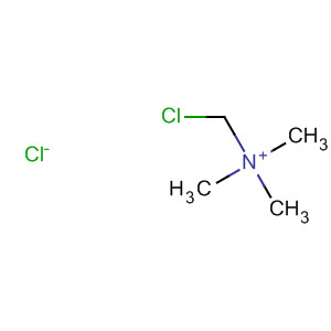 Structure of Methanaminium, 1-chloro-N,N,N-trimethyl-, chloride