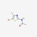 Structure of N-(5-Bromo-4-methyl-thiazol-2-yl)-acetamide