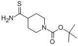 4-氨基硫代羰基四氢吡啶-1(2H)-甲酸叔丁酯结构式