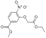 Structure of Methyl 3-(2-ethoxy-2-oxoethoxy)-4-nitrobenzoate