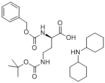 Structure of Z-D-DAB(BOC)-OH DCHA