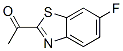 Structure of Ethanone,1-(6-fluoro-2-benzothiazolyl)-