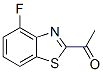 ETHANONE,1-(4-FLUORO-2-BENZOTHIAZOLYL)-结构式