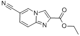 Structure of 6-CYANO-IMIDAZO[1,2-A]PYRIDINE-2-CARBOXYLIC ACID ETHYL ESTER