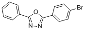 Structure of 2-(4-BROMOPHENYL)-5-PHENYL-1,3,4-OXADIAZOLE