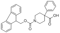 Structure of FMOC-4-PHENYL-PIPERIDINE-4-CARBOXYLIC ACID