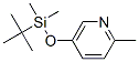Pyridine,5-[[(1,1-dimethylethyl)dimethylsilyl]oxy]-2-methyl-结构式