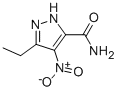 Structure of 3-ETHYL-4-NITRO-1H-PYRAZOLE-5-CARBOXAMIDE