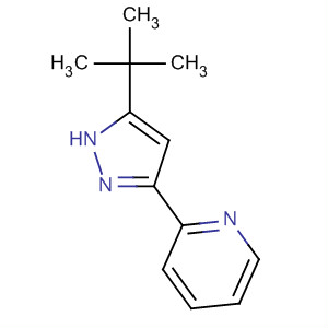 Structure of Pyridine, 2-[5-(1,1-dimethylethyl)-1H-pyrazol-3-yl]-