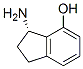 1H-Inden-4-ol,3-amino-2,3-dihydro-, (3S)-结构式