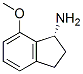 (1R)-2,3-DIHYDRO-7-METHOXY-1H-INDEN-1-AMINE结构式
