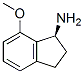 1H-Inden-1-amine,2,3-dihydro-7-methoxy-, (1S)-结构式
