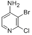 2-氯-3-溴-4-氨基吡啶结构式