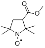 2,2,5,5-Tetramethyl-4-methoxycarbonylpyrroline-1-oxyl结构式