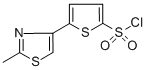 Structure of 5-(2-METHYL-1,3-THIAZOL-4-YL)THIOPHENE-2-SULFONYL CHLORIDE