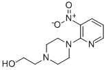 2-[4-(3-NITRO-2-PYRIDYL)PIPERAZINO]ETHAN-1-OL结构式